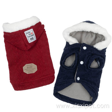 wholesale soft cute winter small pet dog clothes